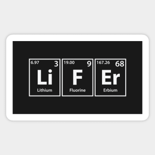 Lifer (Li-F-Er) Periodic Elements Spelling Sticker